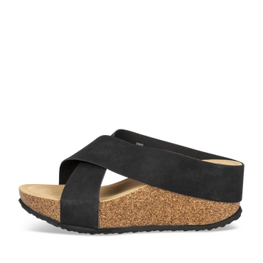 Slippers_avec_talon ZWART Dames