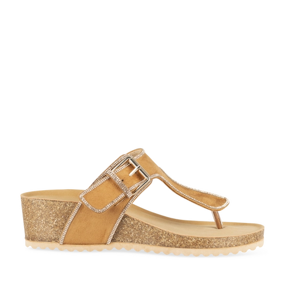 Teenslippers_avec_talon COGNACKLEUR Dames