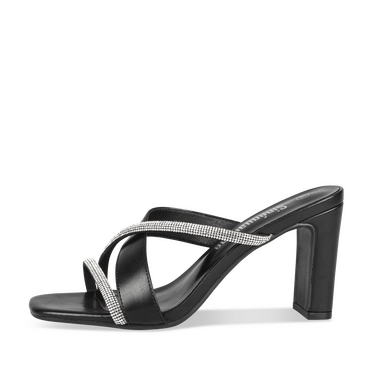 Slippers_avec_talon ZWART Dames