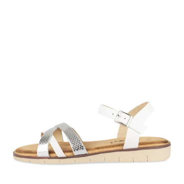 Sandalen_avec_talon WIT/ZILVER Dames