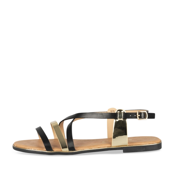 Sandalen_avec_talon ZWART/GOUD Dames