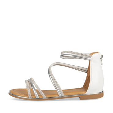 Sandales BLANC/ARGENT Femme