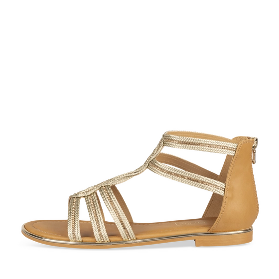 Sandalen_avec_talon COGNAC/GOUD Dames