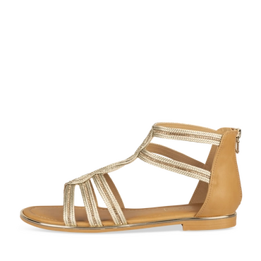 Sandalen_avec_talon COGNAC/GOUD Dames