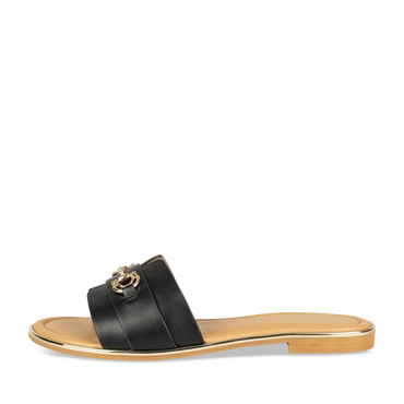 Slippers_avec_talon ZWART Dames