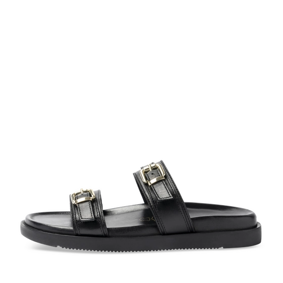 Slippers_avec_talon ZWART Dames