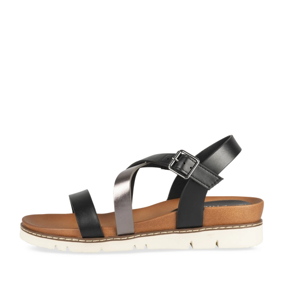 Sandales NOIR/PEWTER Femme