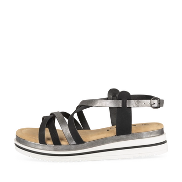 Sandalen_avec_talon ZWART/PEWTER Dames