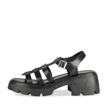 Sandalen_avec_talon ZWART Dames