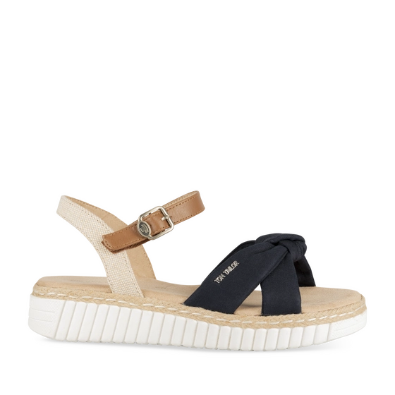 Sandales MARINE/BEIGE Femme