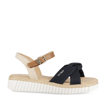 Sandales MARINE/BEIGE Femme