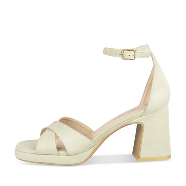 Sandalen_avec_talon Lichtgroen Dames