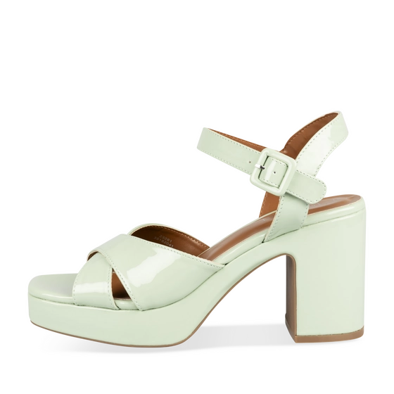 Sandales VERT Femme