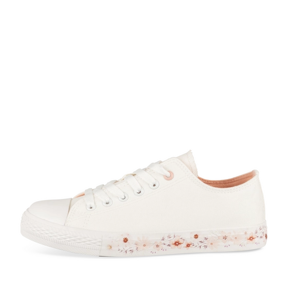 Baskets BLANC FLEURI Femme