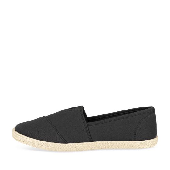Espadrilles_avec_talon ZWART Dames