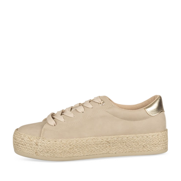 Espadrilles_avec_talon BEIGE/GOUD Dames