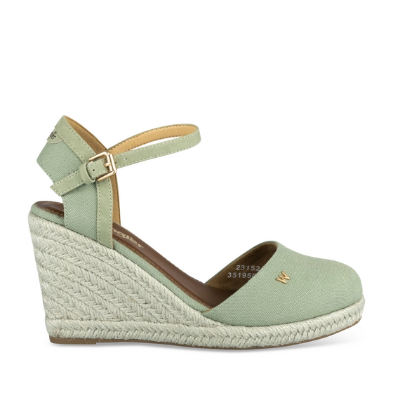 Espadrilles_avec_talon GROEN Dames
