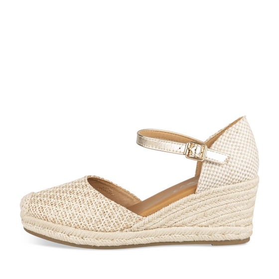 Espadrilles_avec_talon BEIGE Dames