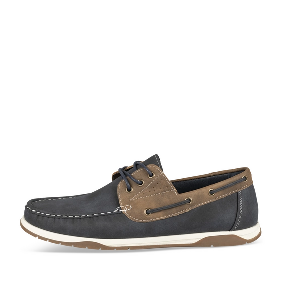 Mocassins MARINE/COGNAC Homme