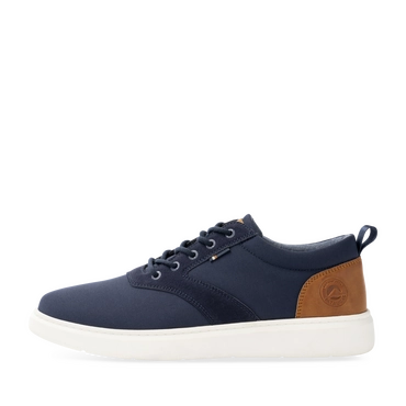 Mocassins NAVY/ COGNAC Heren
