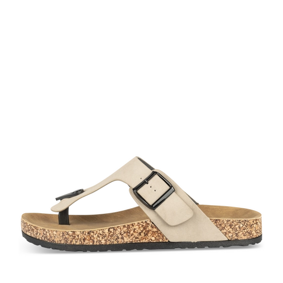 Teenslippers BEIGE Heren