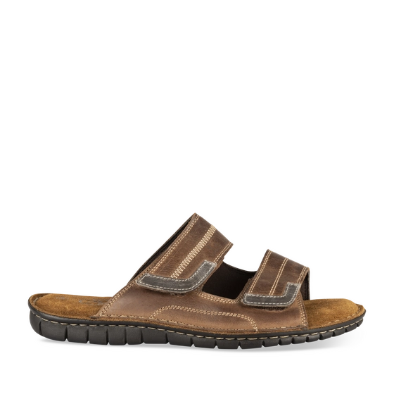 Mules MARRON Homme