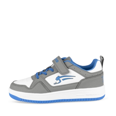 Baskets BLANC/GRIS/BLEU Garçon