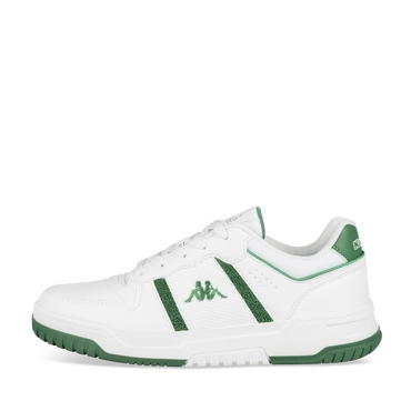 Baskets BLANC/VERT Homme