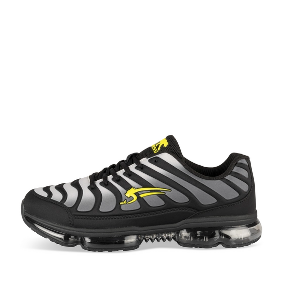 Baskets NOIR/GRIS/JAUNE Homme