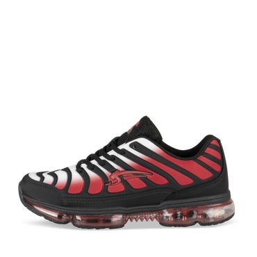 Baskets NOIR/GRIS/ROUGE Homme