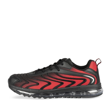 Sneakers ROOD/ZWART Heren