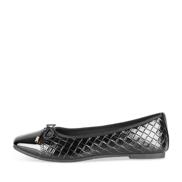 Ballerinas ZWART Dames