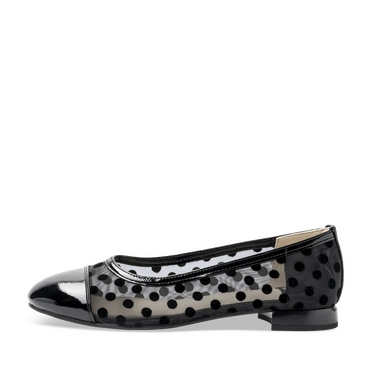 Ballerinas ZWART Dames