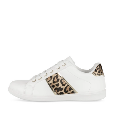 Sneakers WIT/KASTANJEBRUIN Dames