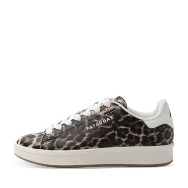 Baskets MARRON/LEOPARD Femme