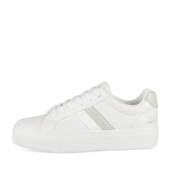 Baskets BLANC/VERT Femme