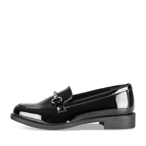 Mocassins_avec_talon ZWART Dames