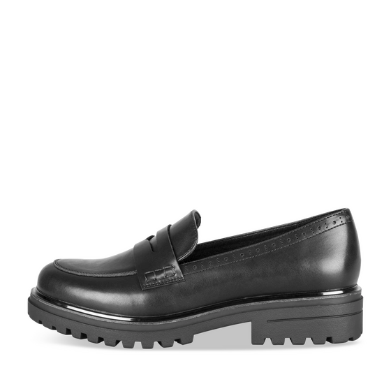Mocassins_avec_talon ZWART Dames