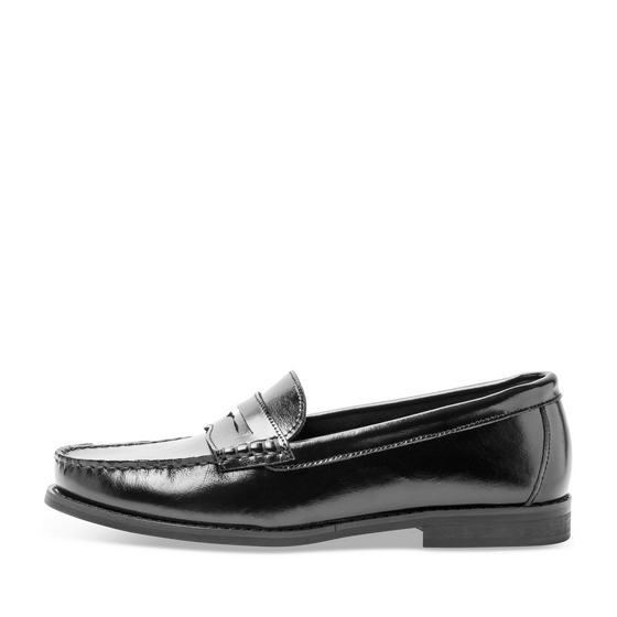 Mocassins_avec_talon ZWART Dames