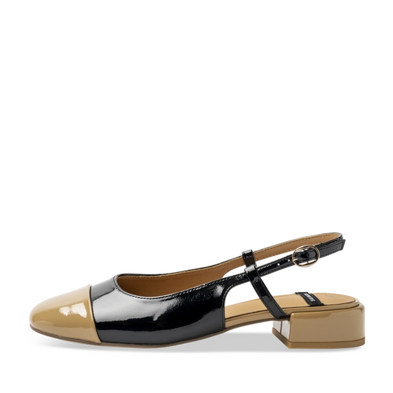 Escarpins NOIR/BEIGE Femme