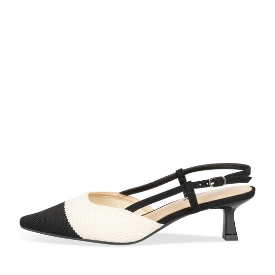 Escarpins NOIR/BEIGE Femme