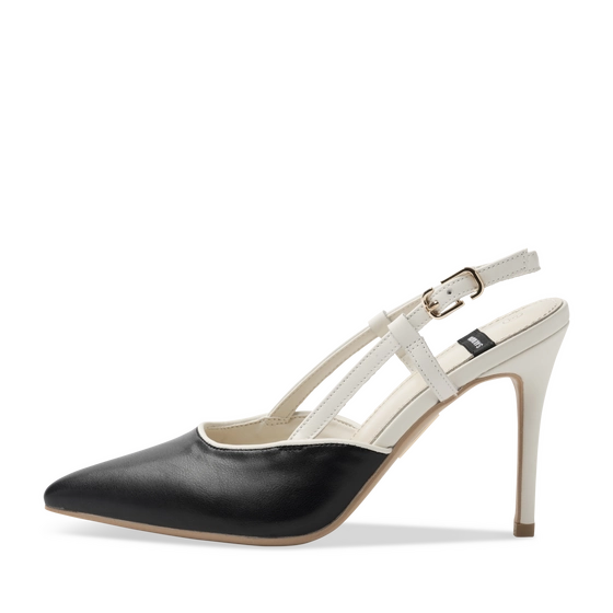 Escarpins NOIR/BEIGE Femme
