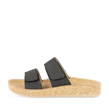 Slippers_avec_talon ZWART Dames