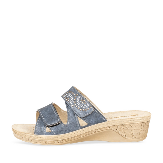 Mules MARINE Femme