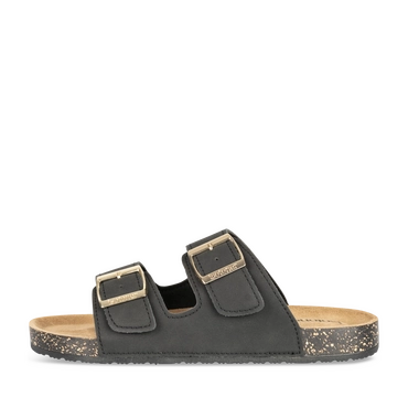 Slippers_avec_talon ZWART Dames