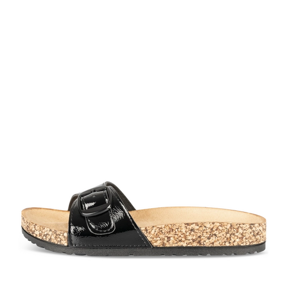 Slippers_avec_talon ZWART Dames