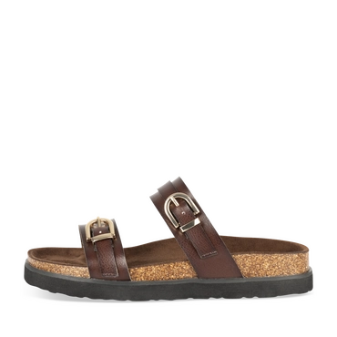 Slippers_avec_talon KASTANJEBRUIN Dames