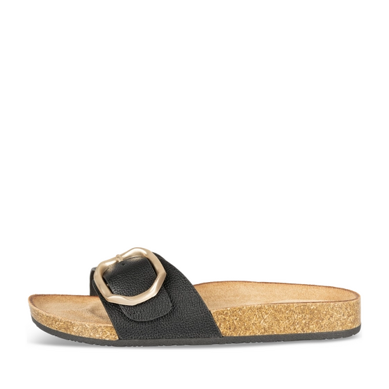 Slippers_avec_talon ZWART Dames