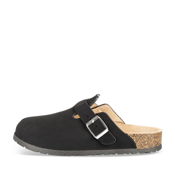Slippers_avec_talon ZWART Dames