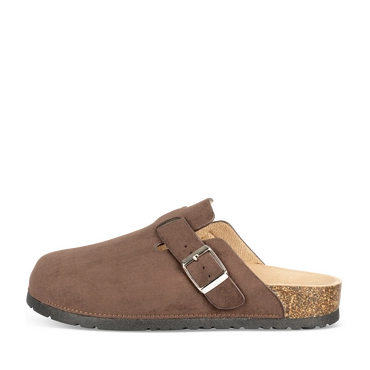 Slippers_avec_talon KASTANJEBRUIN Dames